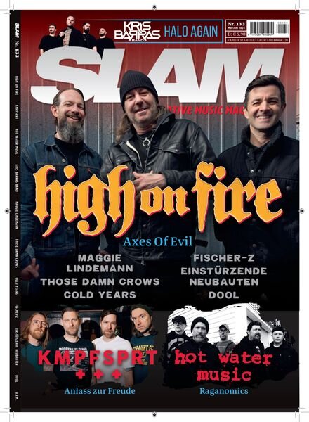 SLAM Alternative Music Magazine – Mai-Juni 2024 Cover