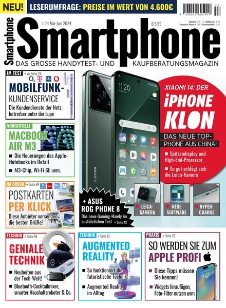 Smartphone Magazin – Mai-Juni 2024 Cover
