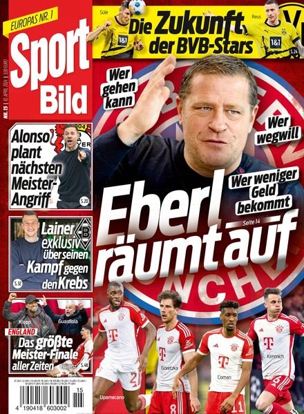 Sport Bild – 10 April 2024 Cover