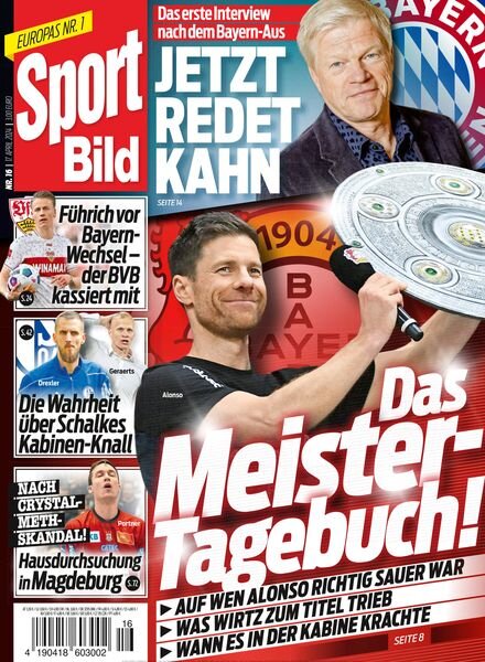 Sport Bild – 17 April 2024 Cover