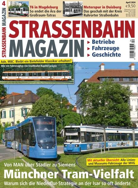 Strassenbahn Magazin – April 2024 Cover
