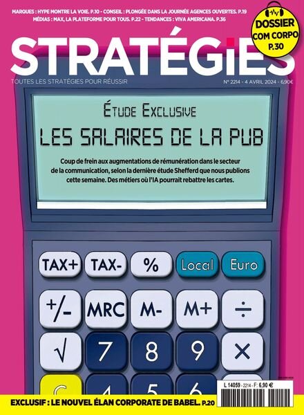 Strategies – 4 Avril 2024 Cover