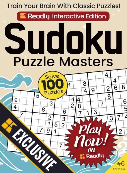 Sudoku Puzzle Masters – April 2024 Cover