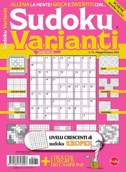 Sudoku Varianti – Maggio-Giugno 2024 Cover