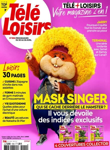 Tele Loisirs – 15 Avril 2024 Cover