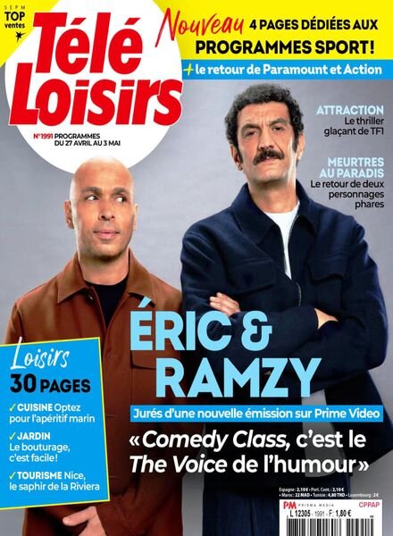 Tele Loisirs – 22 Avril 2024 Cover