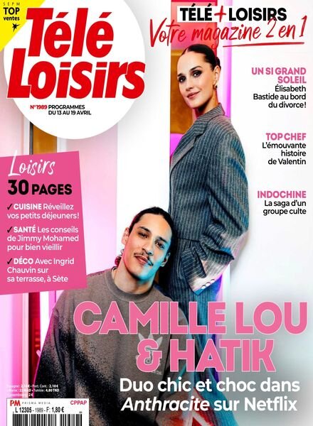 Tele Loisirs – 8 Avril 2024 Cover