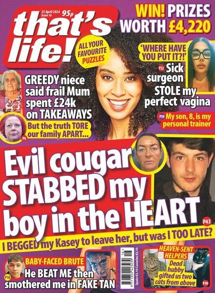 that’s life! UK – 25 April 2024 Cover