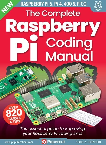 The Complete Raspberry Pi Coding Manual – March 2024 Cover