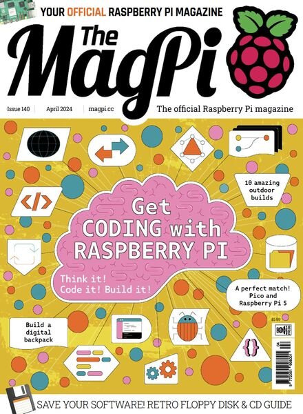 The MagPi – Issue 140 – April 2024 Cover