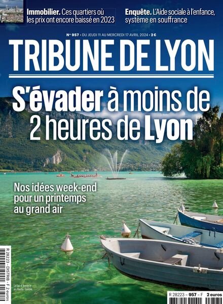 Tribune de Lyon – 11 Avril 2024 Cover