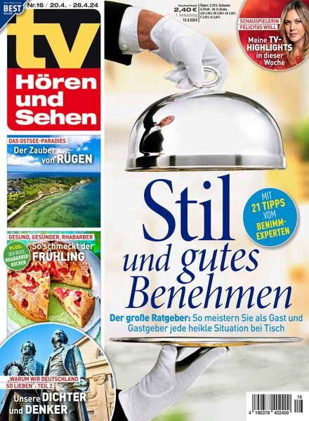 TV Horen und Sehen – 12 April 2024 Cover