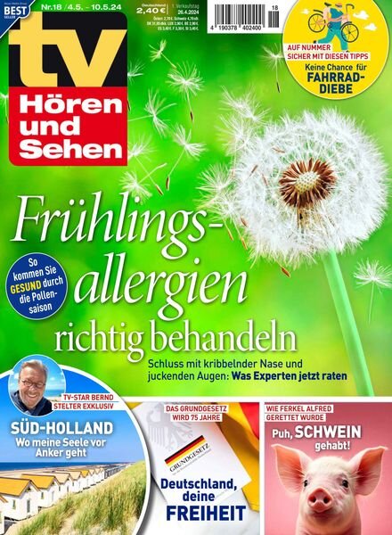 TV Horen und Sehen – 26 April 2024 Cover