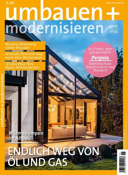 Umbauen + Modernisieren – Mai-Juni 2024 Cover