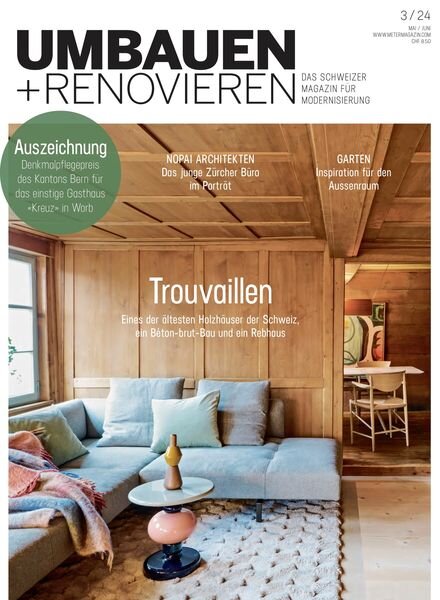 Umbauen + Renovieren – Mai-Juni 2024 Cover