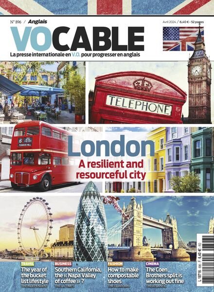 Vocable Anglais – 5 Avril 2024 Cover