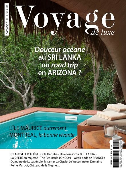 Voyage de Luxe – 3 Avril 2024 Cover