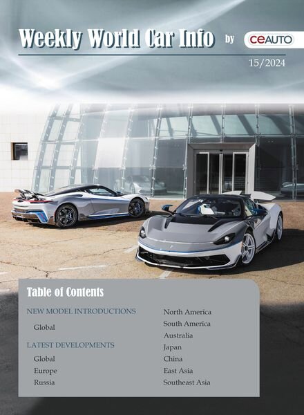 Weekly World Car Info – 14 April 2024 Cover