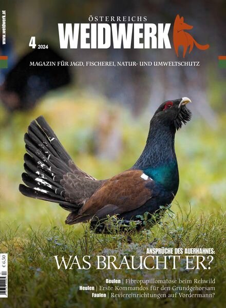 Weidwerk – April 2024 Cover