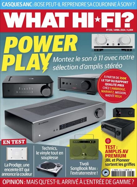 What Hifi France – Avril 2024 Cover