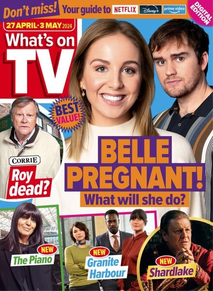 What’s on TV – 27 April 2024 Cover