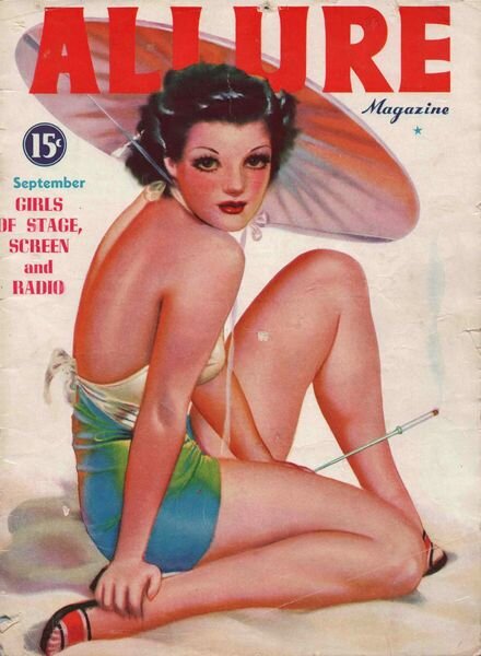 Allure – Vol 1 N 9 September 1937 Cover
