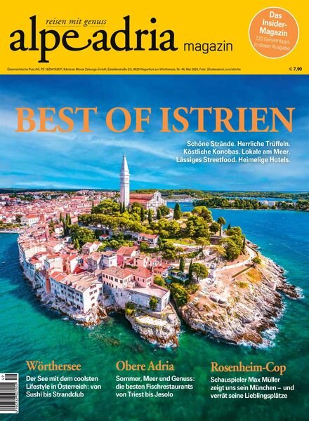 Alpe Adria Magazin – Mai 2024 Cover