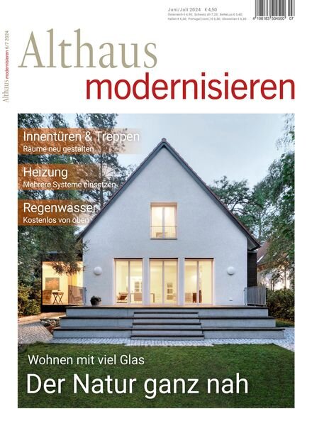 Althaus Modernisieren – Juni-Juli 2024 Cover