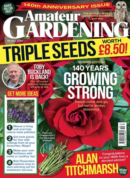 Amateur Gardening – 11 May 2024 Cover
