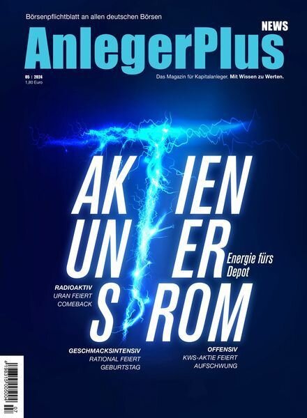 AnlegerPlus News – Mai 2024 Cover