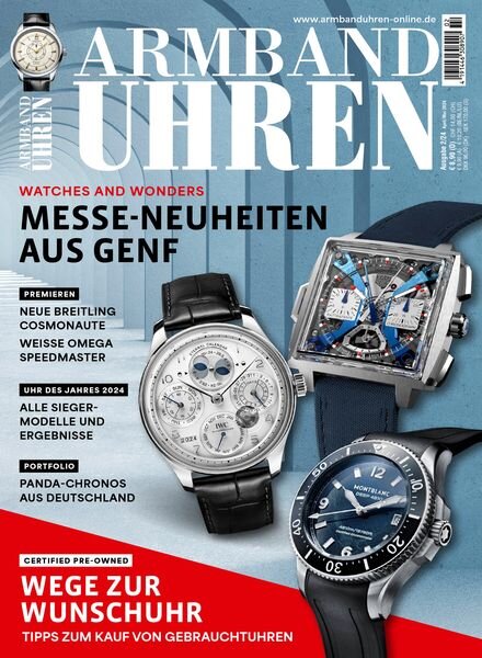 Armbanduhren – April-Mai 2024 Cover