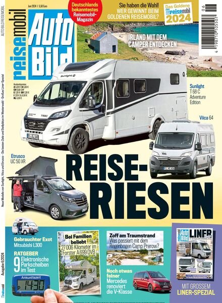 Auto Bild Reisemobil – Juni 2024 Cover