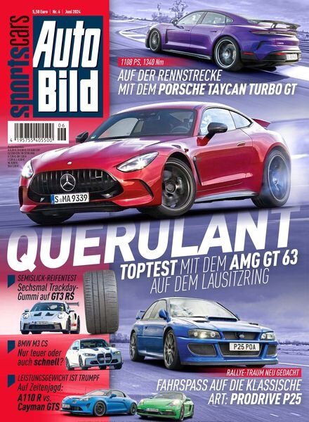 Auto Bild Sportscars – Juni 2024 Cover