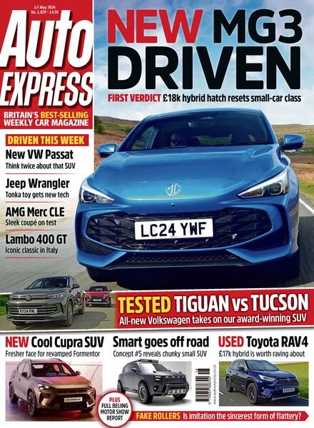 Auto Express – Issue 1829 – 1 May 2024 Cover