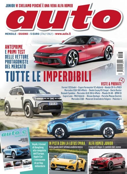 Auto – Giugno 2024 Cover