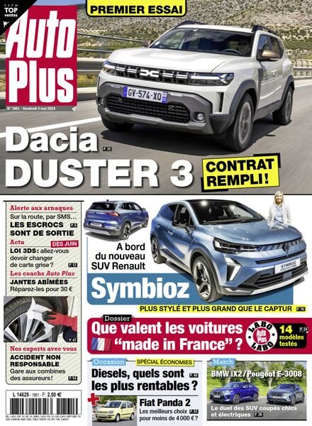 Auto Plus France – 3 Mai 2024 Cover