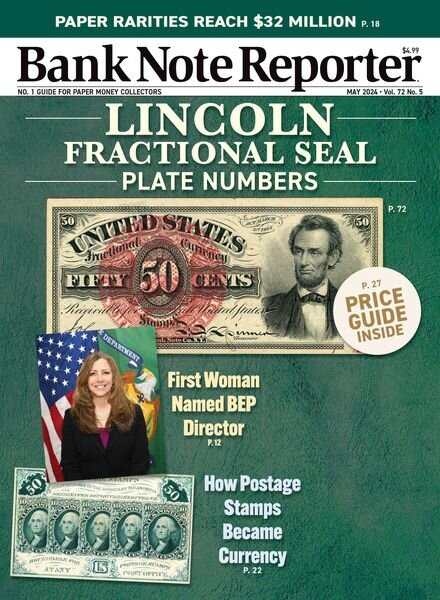 Bank Note Reporter – May 2024 Cover
