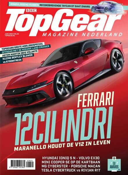 BBC Top Gear Netherlands – Juni 2024 Cover