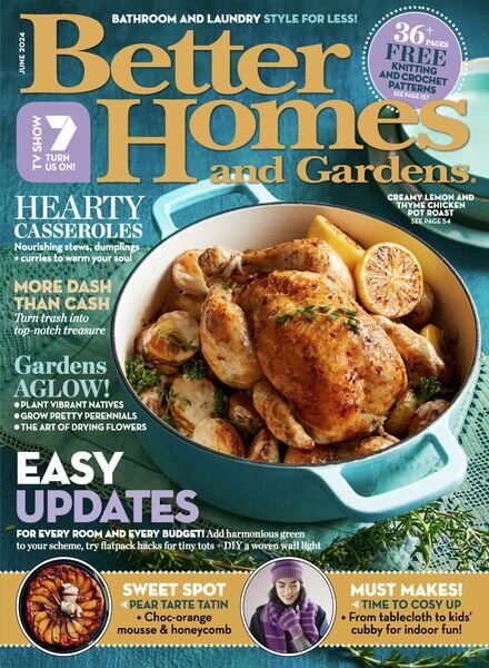 Better Homes and Gardens Australia – June 2024 Cover