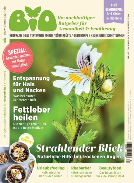 BIO Naturlich Gesund Leben – Mai-Juni 2024 Cover
