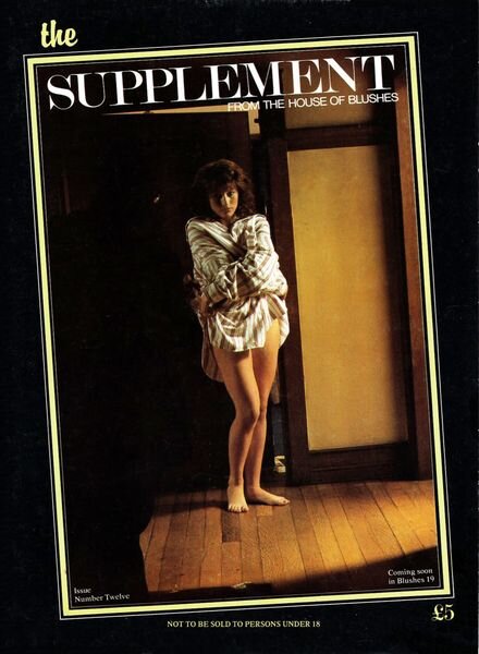 Blushes Supplement – Number 12 Cover