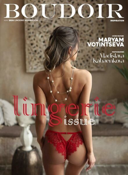 Boudoir Inspiration – May 2024 Lingerie Inspiration Issue Cover