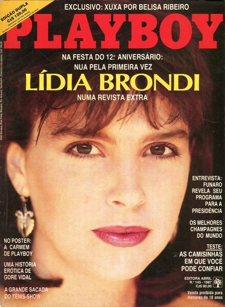 Brazilian Playboy – N 145 Agosto 1987 Cover