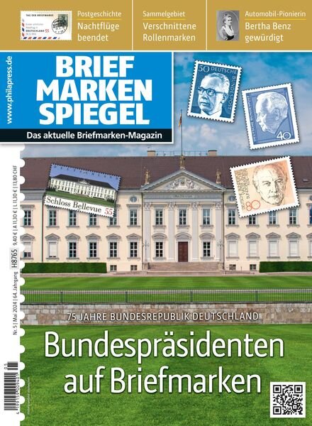 Briefmarken Spiegel – Mai 2024 Cover
