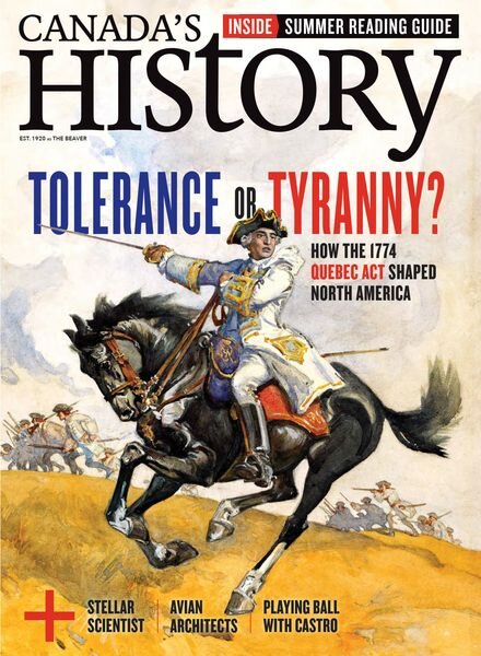 Canada’s History – Jun-July 2024 Cover