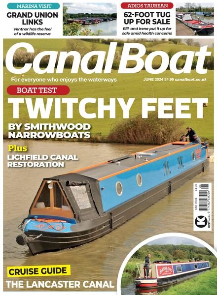 Canal Boat – June 2024 Cover