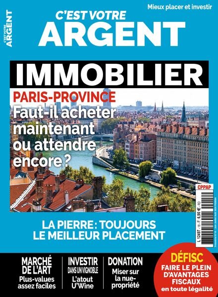 C’est Votre Argent – Juin-Juillet-Aout 2024 Cover