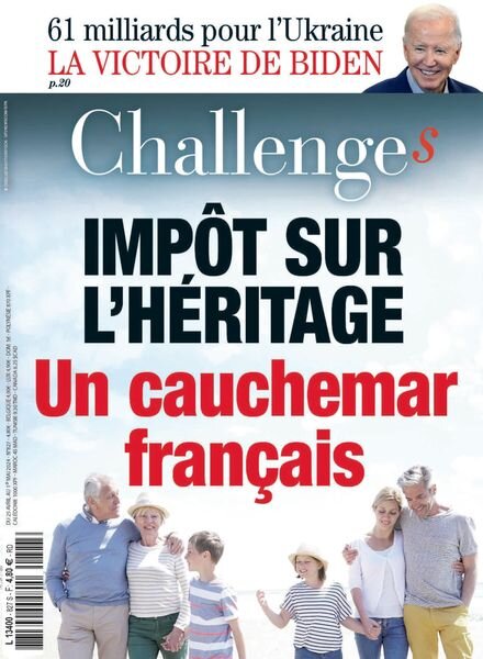 Challenges – 25 Avril 2024 Cover