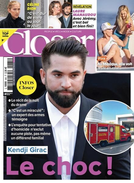 Closer France – 26 Avril 2024 Cover