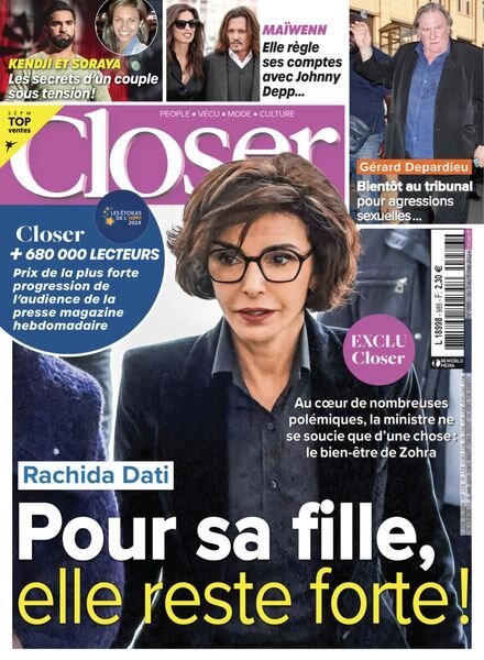 Closer France – 3 Mai 2024 Cover